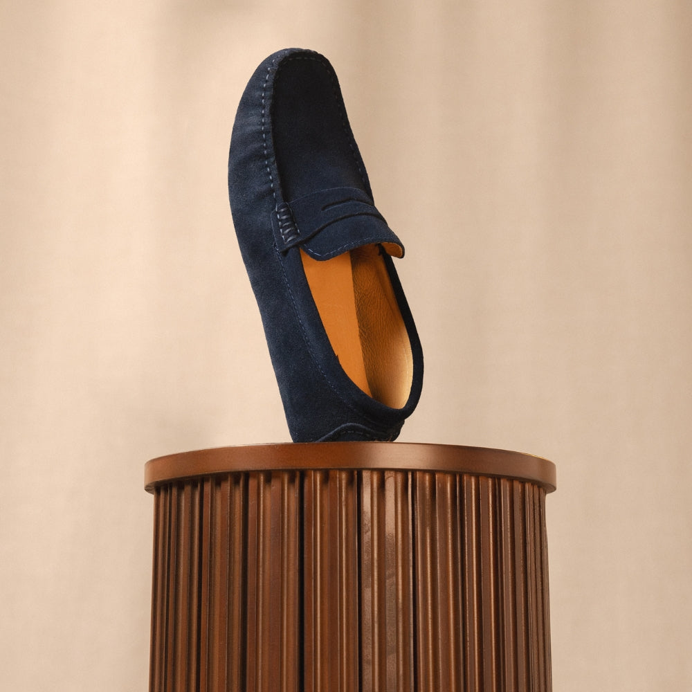 Classico - Men's premium suede driver loafers