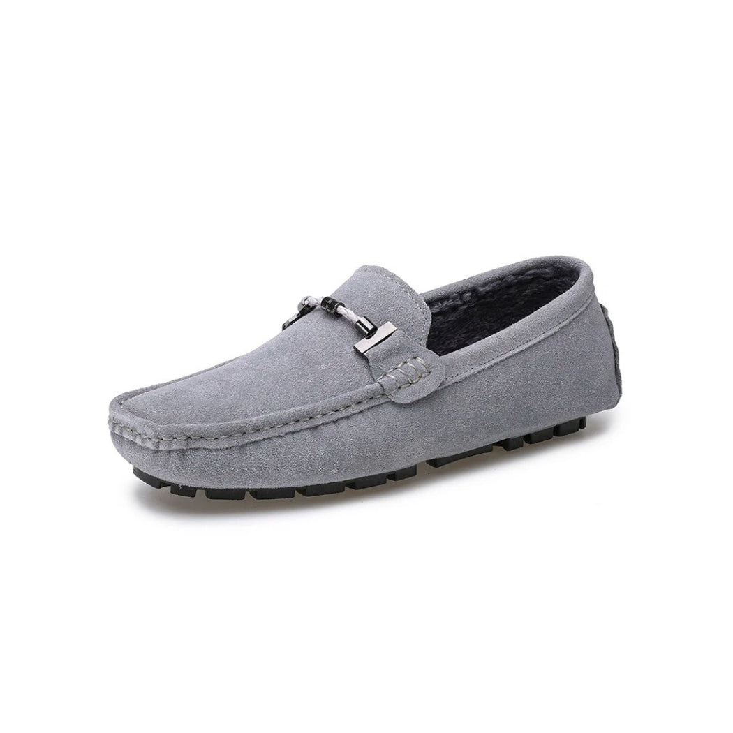 Men's lined suede loafers for everyday wear