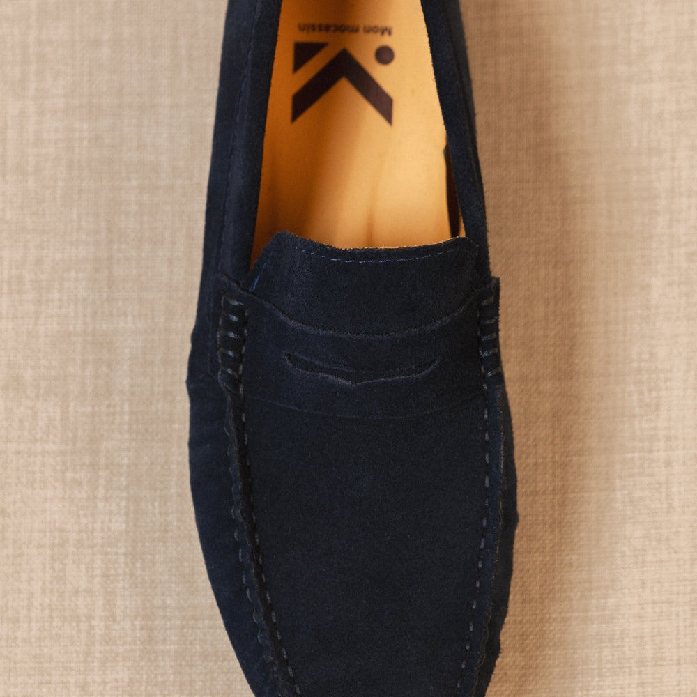 Classico - Men's premium suede driver loafers