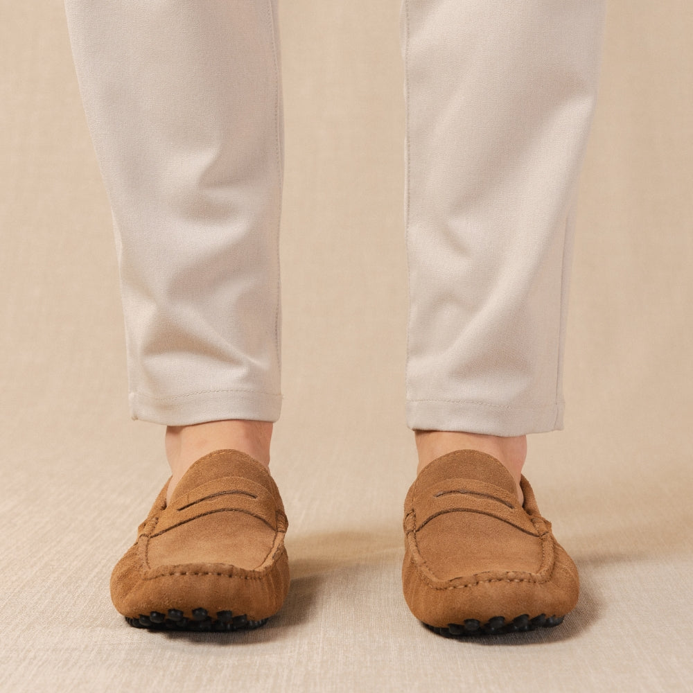 Classico - Men's premium suede driver loafers