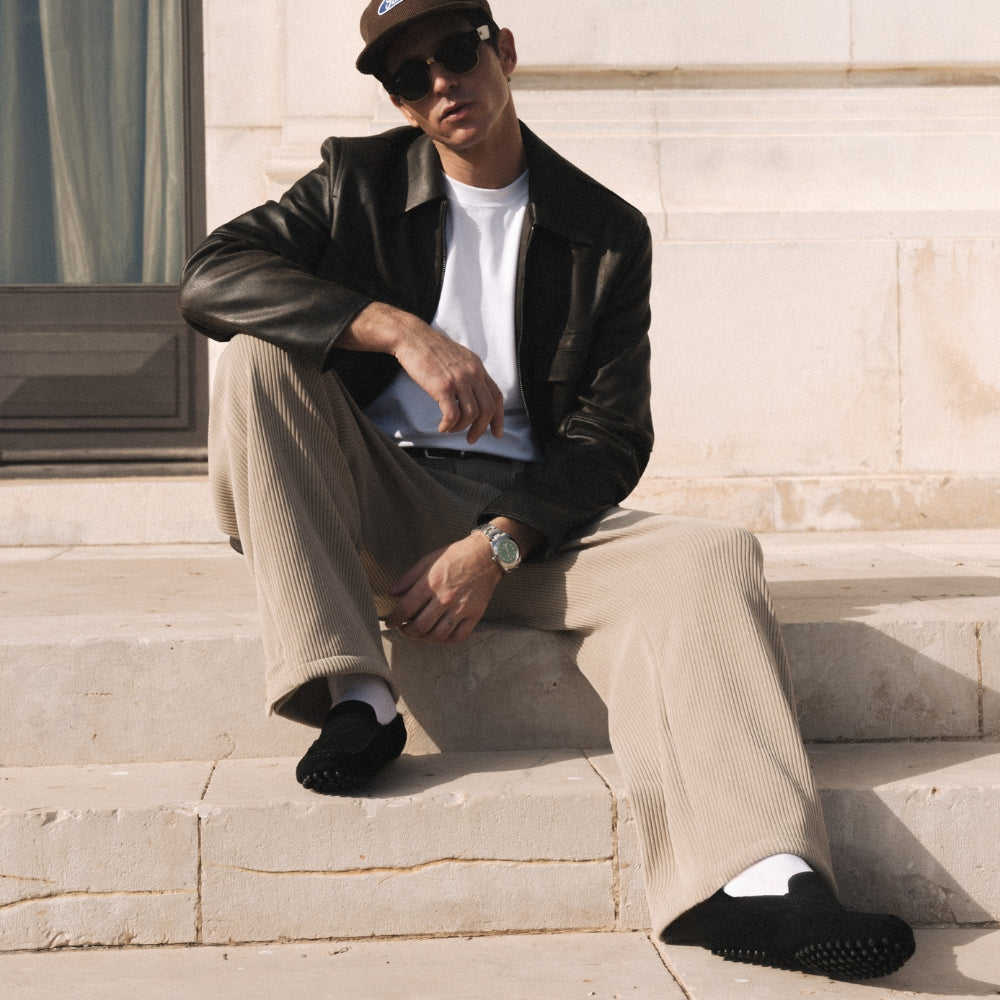 Classico - Men's premium suede driver loafers