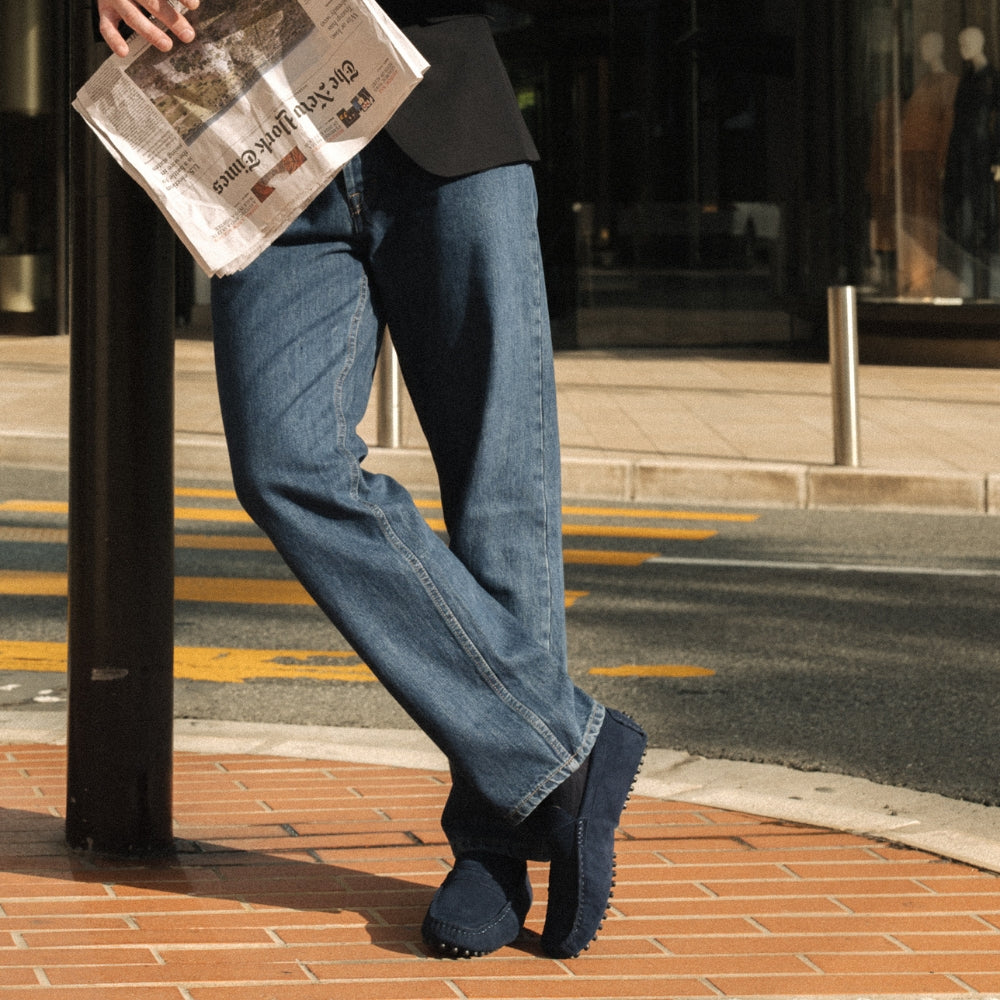 Classico - Men's premium suede driver loafers