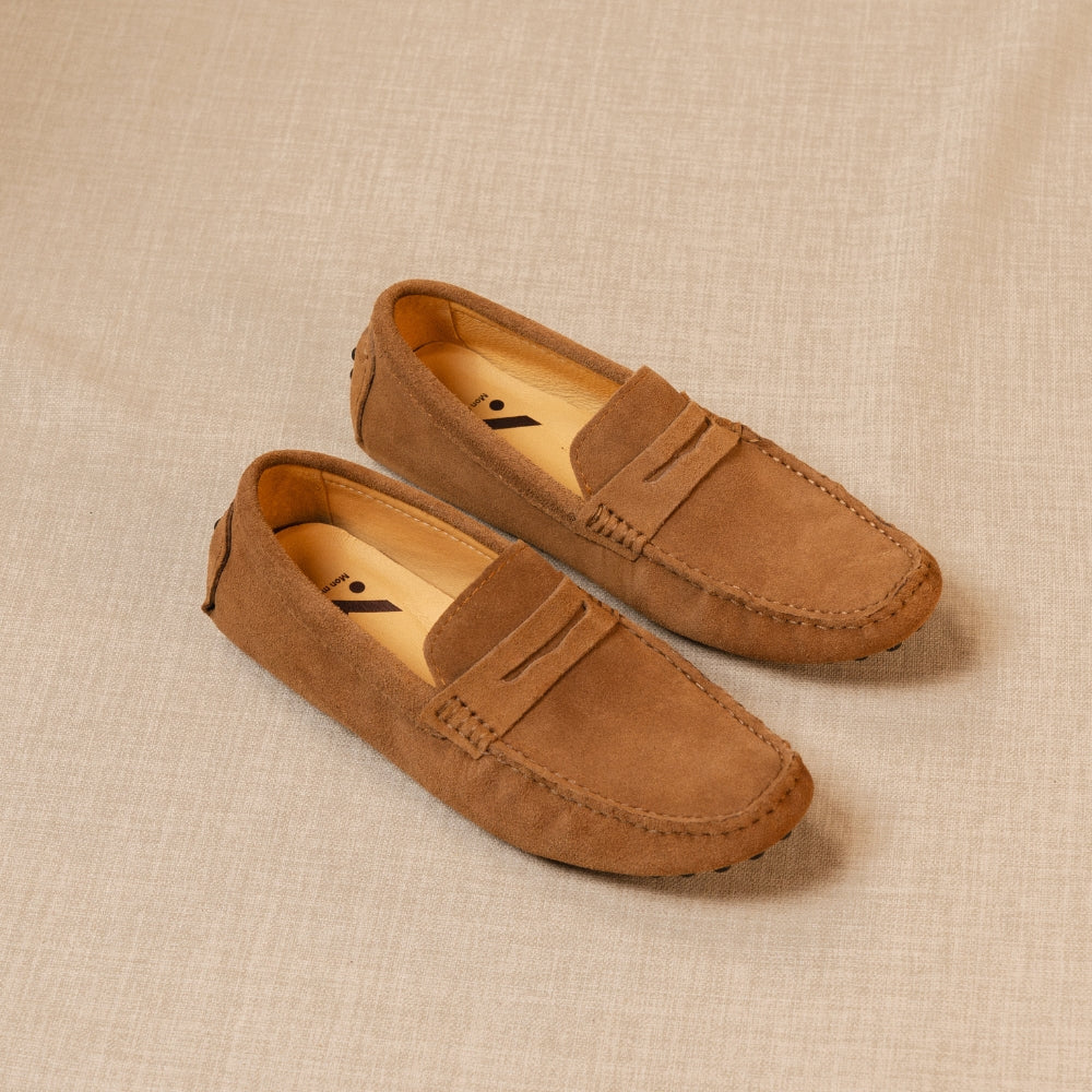 Classico - Men's premium suede driver loafers