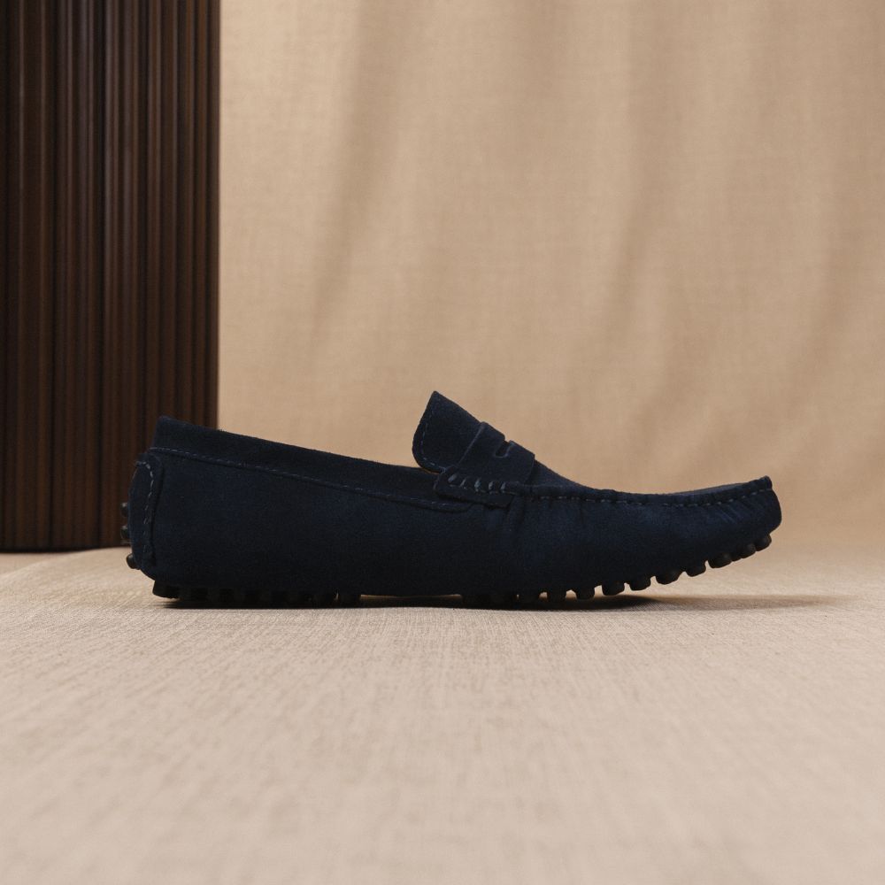 Classico - Men's premium suede driver loafers