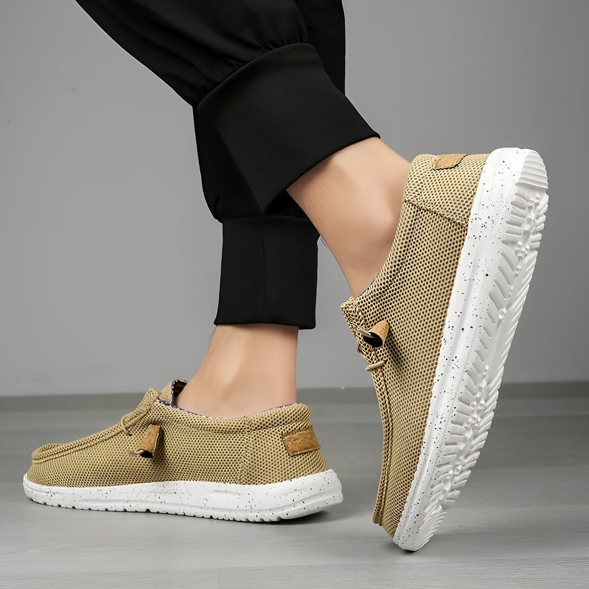 Men's casual canvas loafers