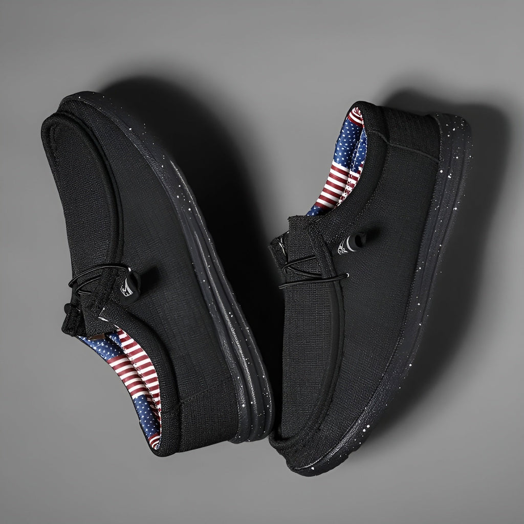 Men's summer fabric loafers