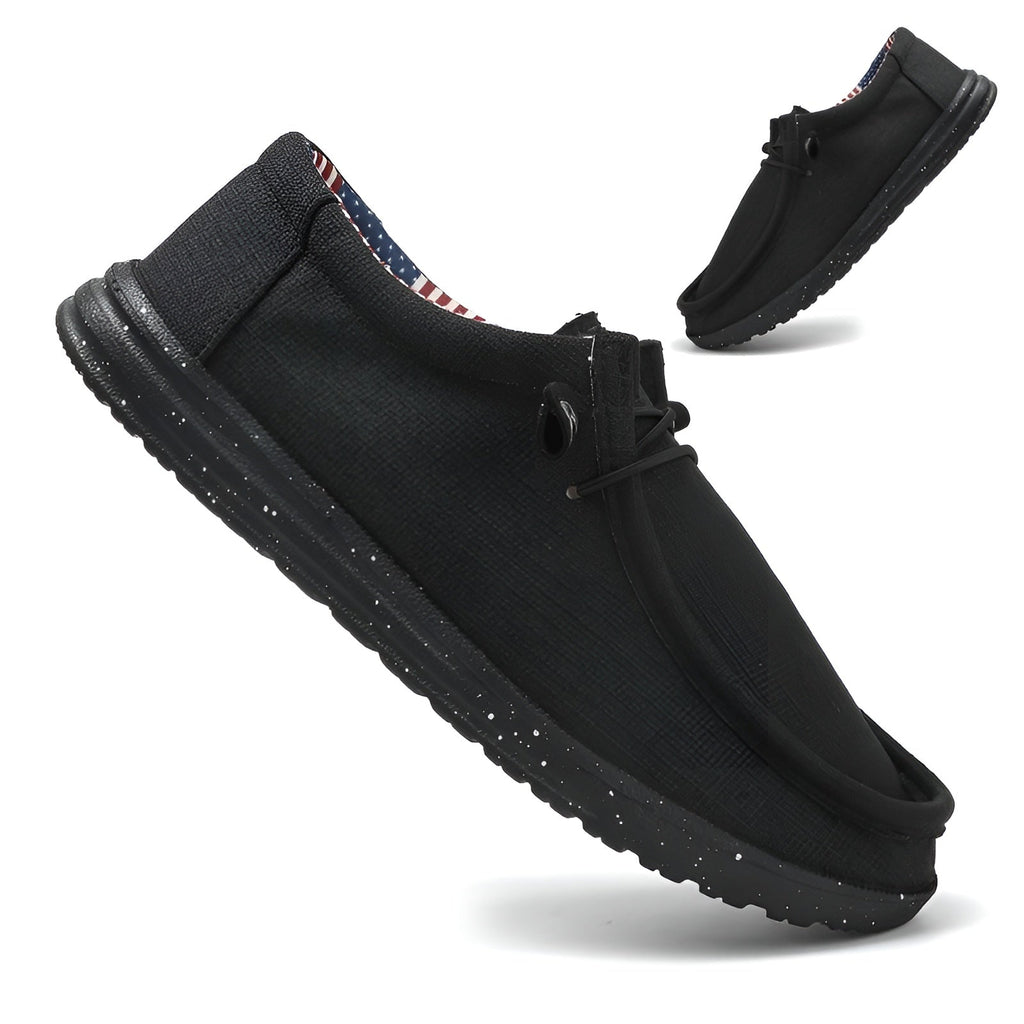 Men's summer fabric loafers