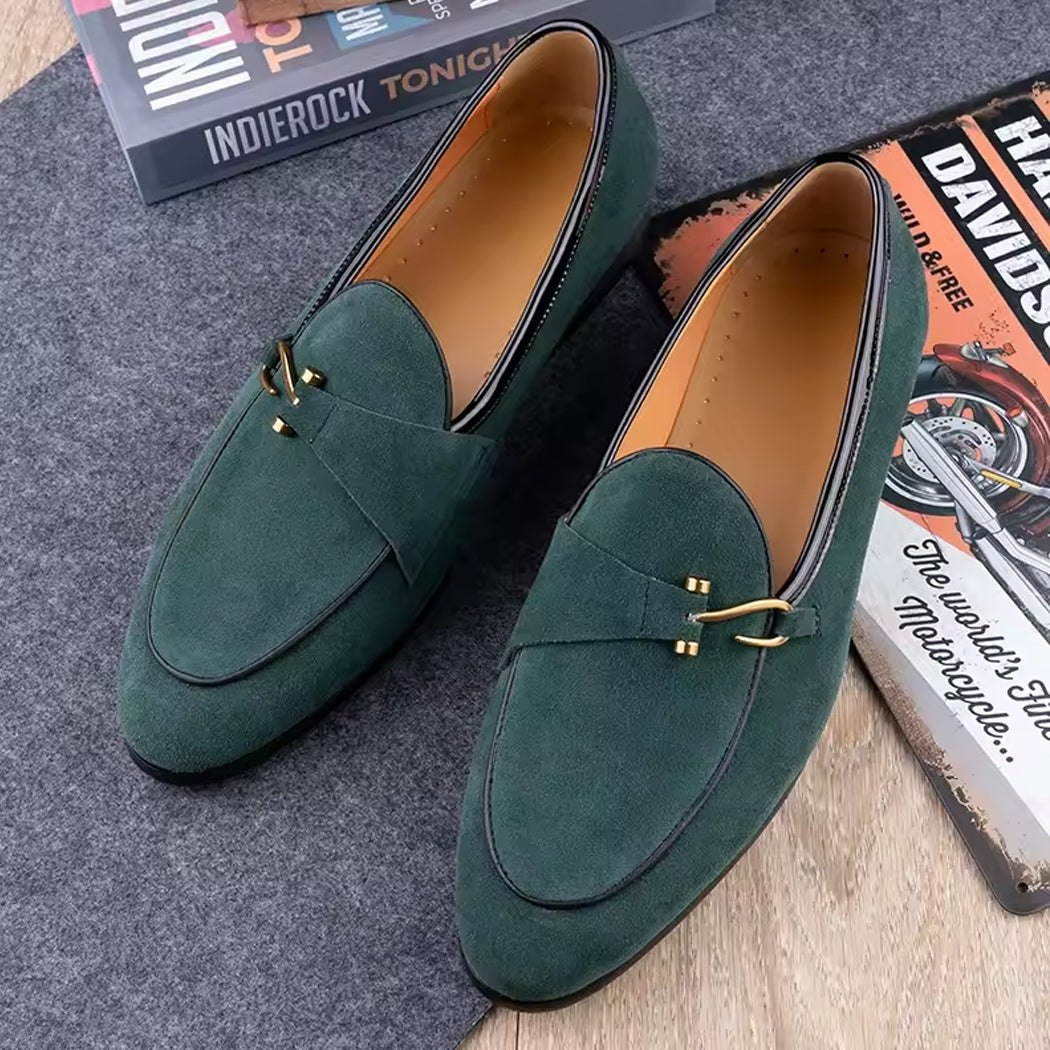 Elegant suede loafers for men