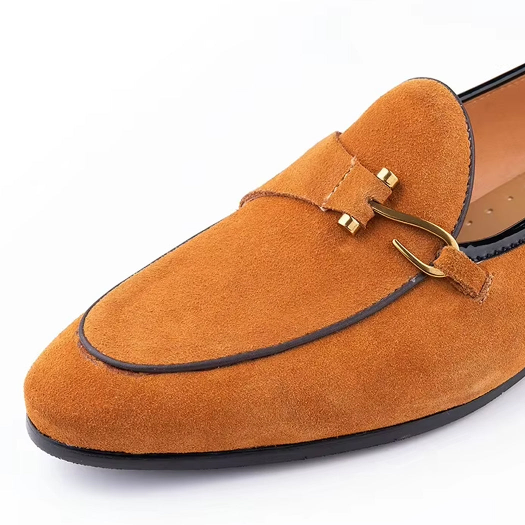 Elegant suede loafers for men
