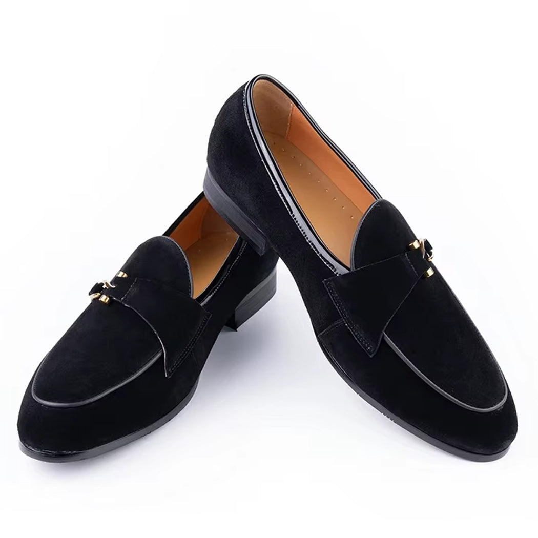 Elegant suede loafers for men