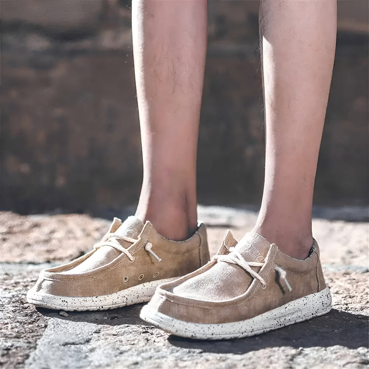 Men's denim loafers