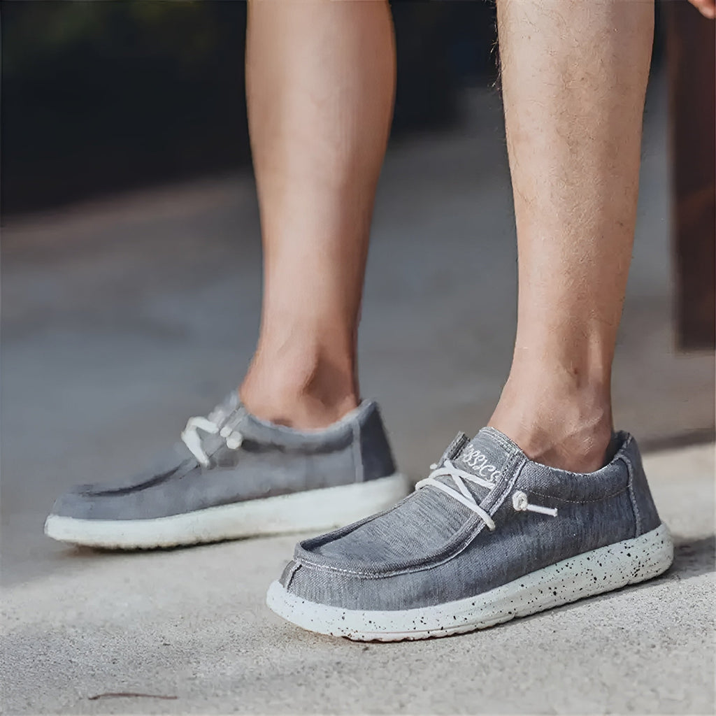 Men's denim loafers