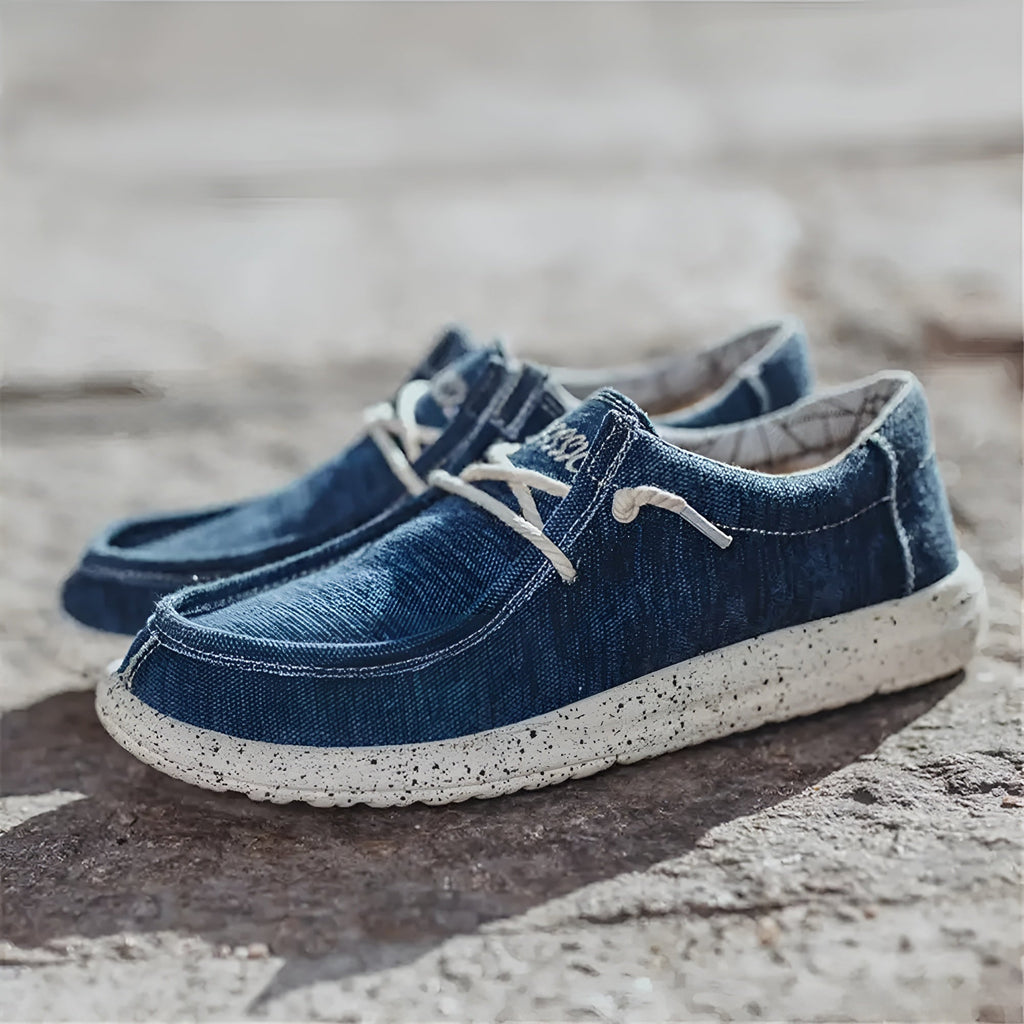 Men's denim loafers