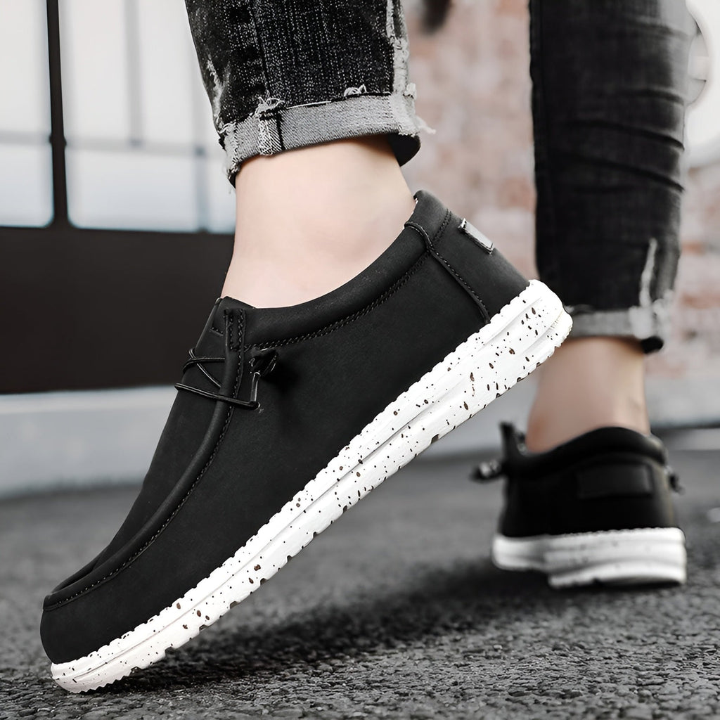 Men's American faux leather loafers