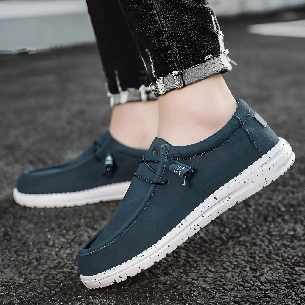 Men's American faux leather loafers