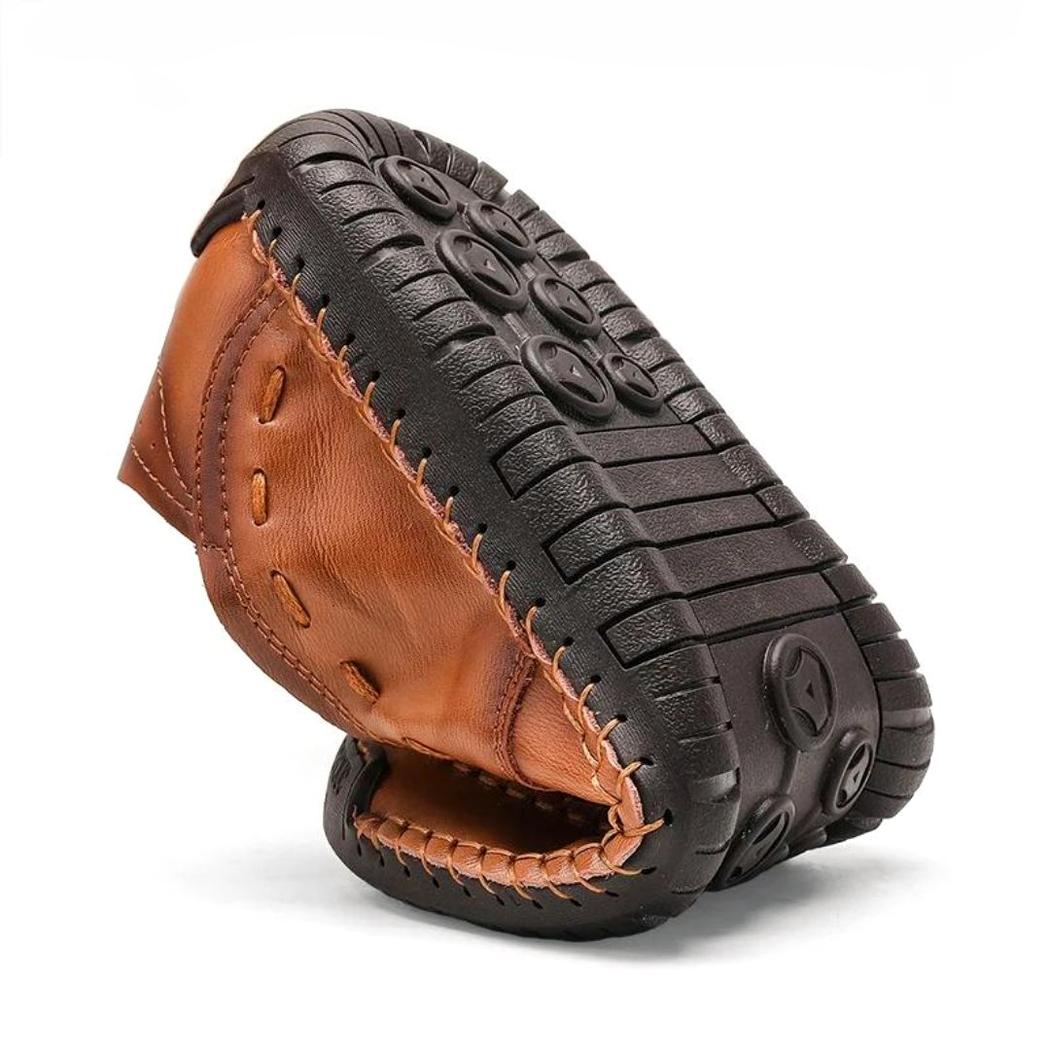 Men's soft faux leather loafers