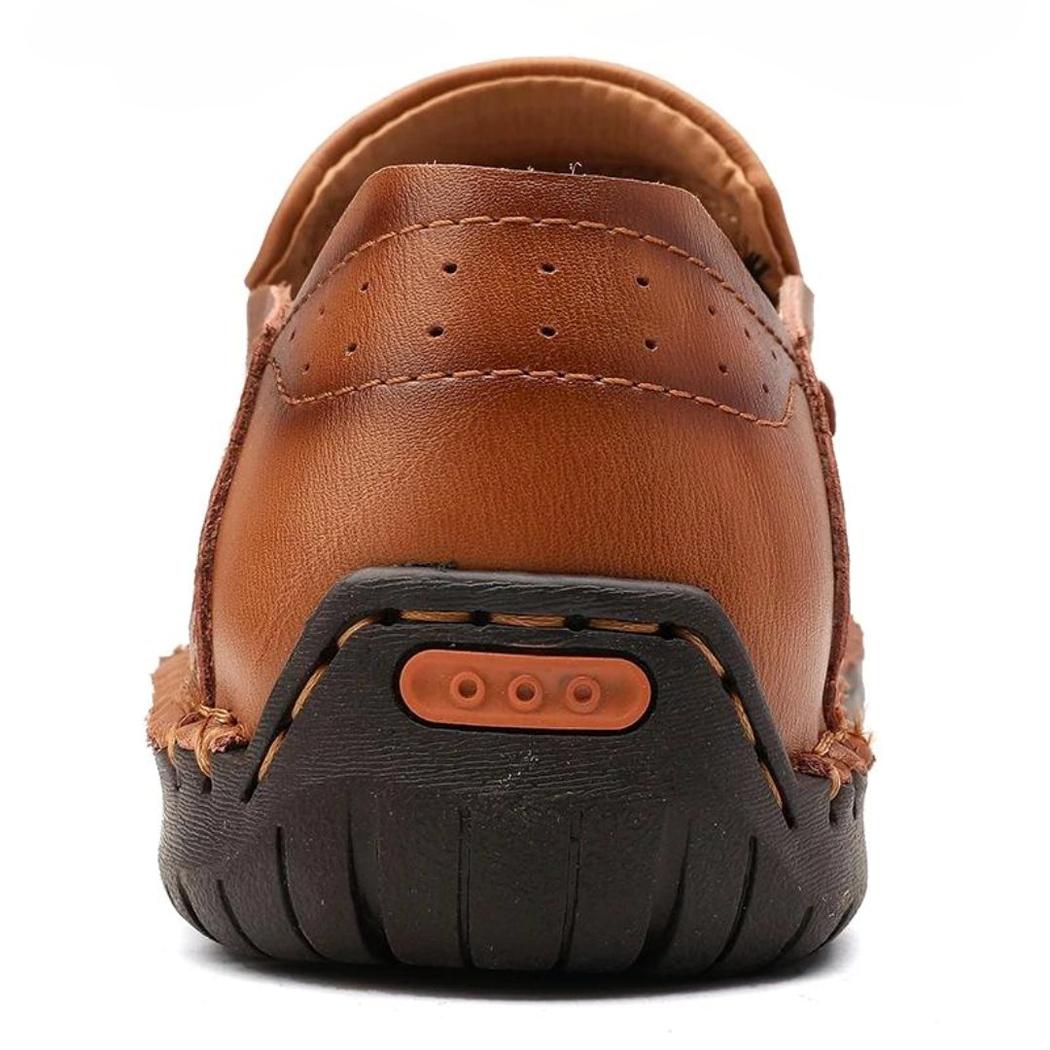 Men's soft faux leather loafers