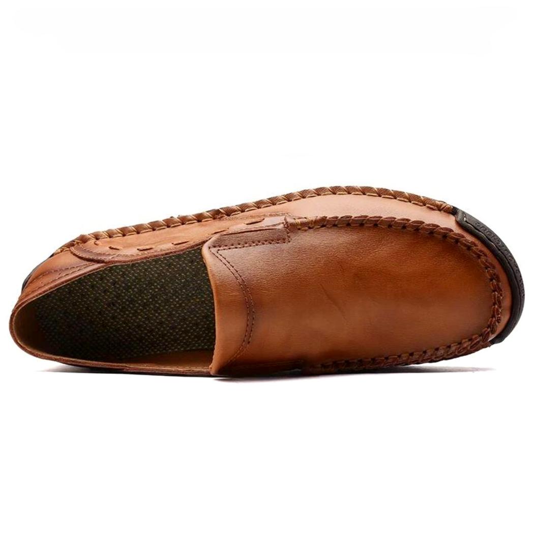 Men's soft faux leather loafers