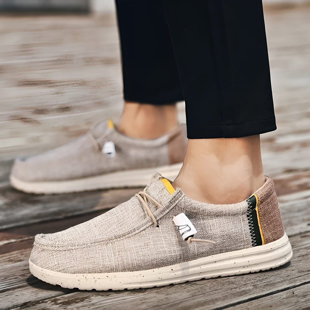 Men's canvas loafers