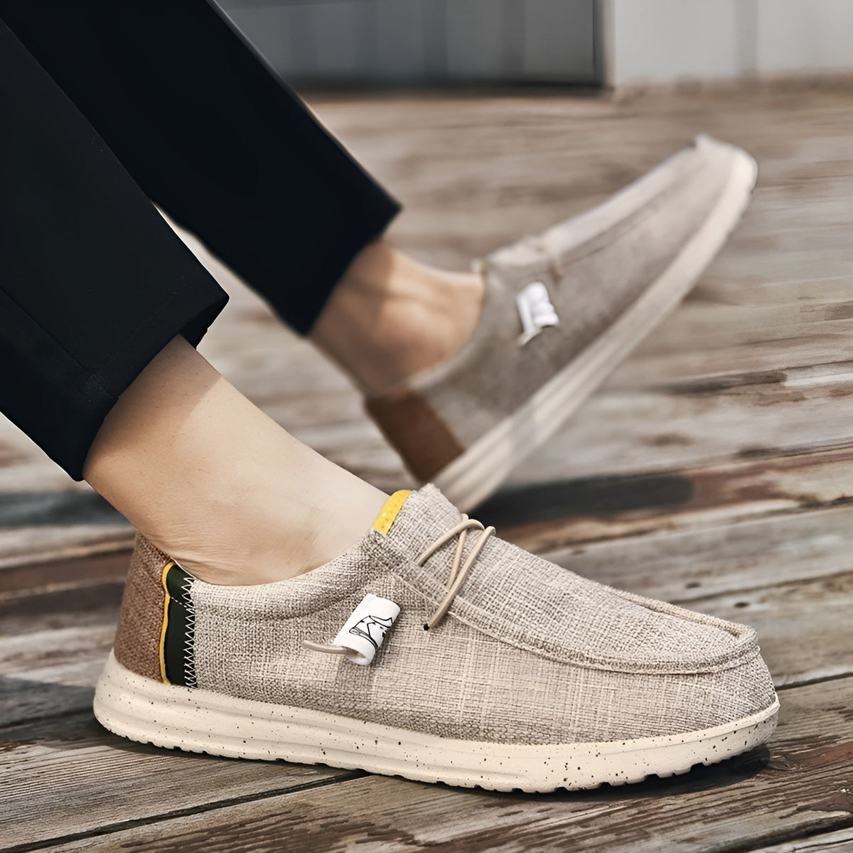 Men's canvas loafers