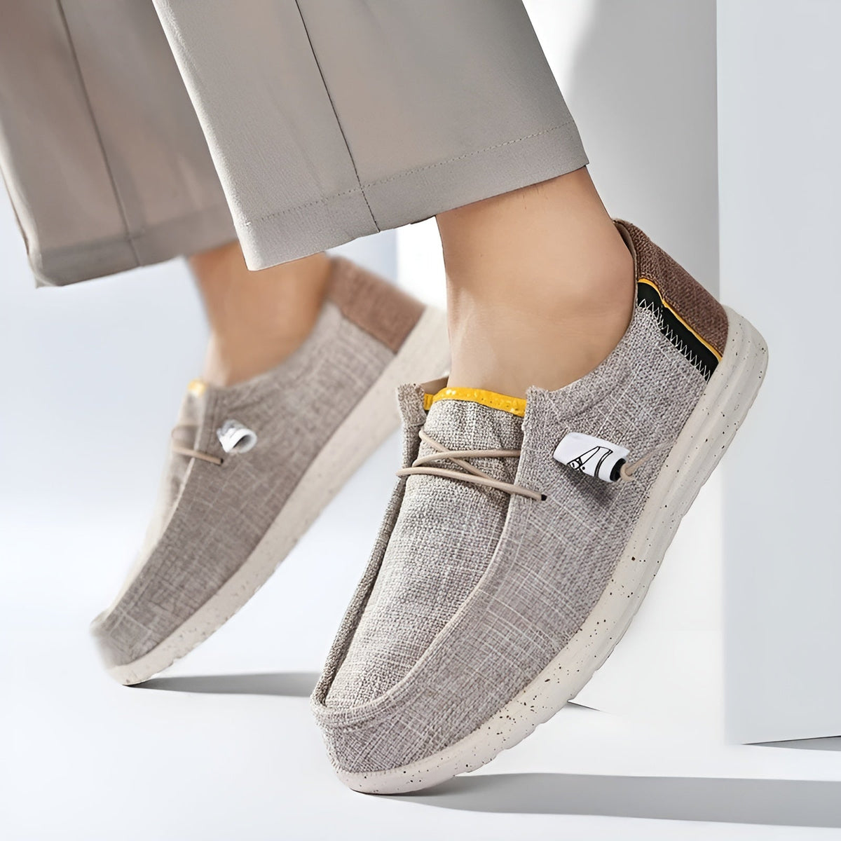 Men's canvas loafers