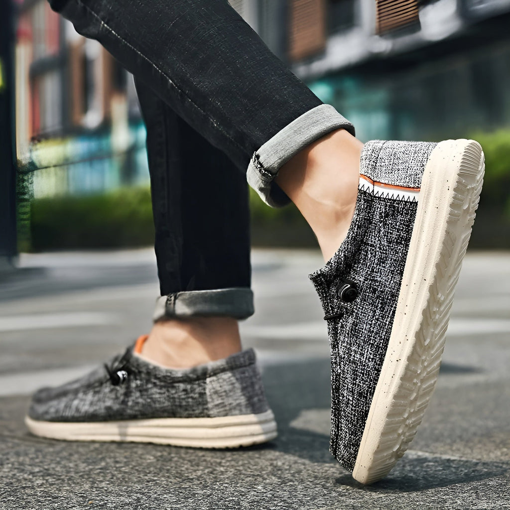 Men's canvas loafers