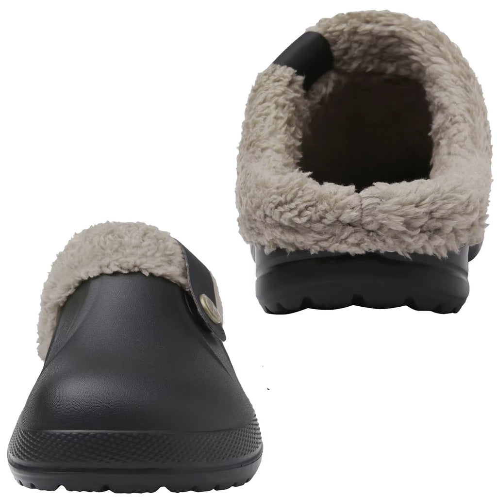 Lined waterproof clog loafers for men