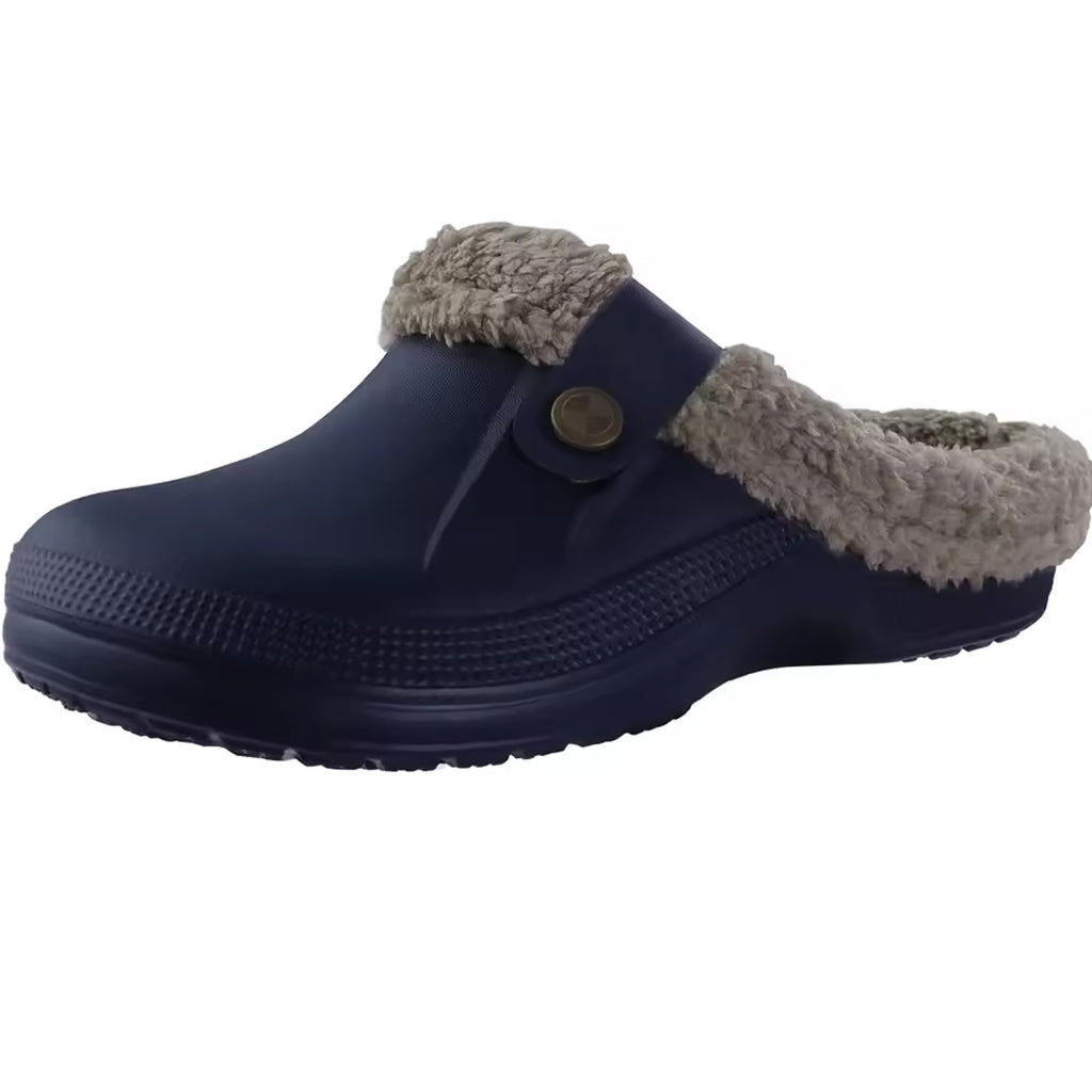 Lined waterproof clog loafers for men