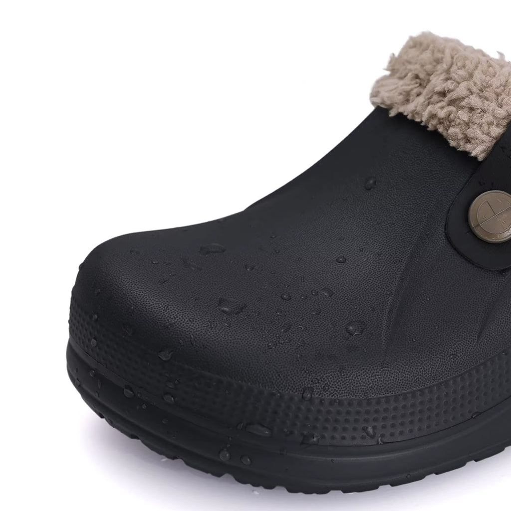 Lined waterproof clog loafers for men
