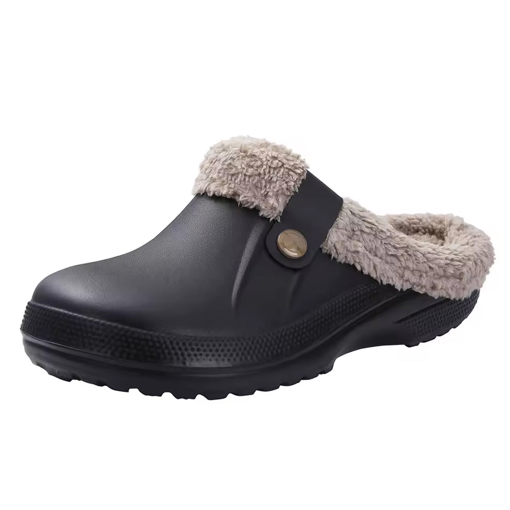 Lined waterproof clog loafers for men