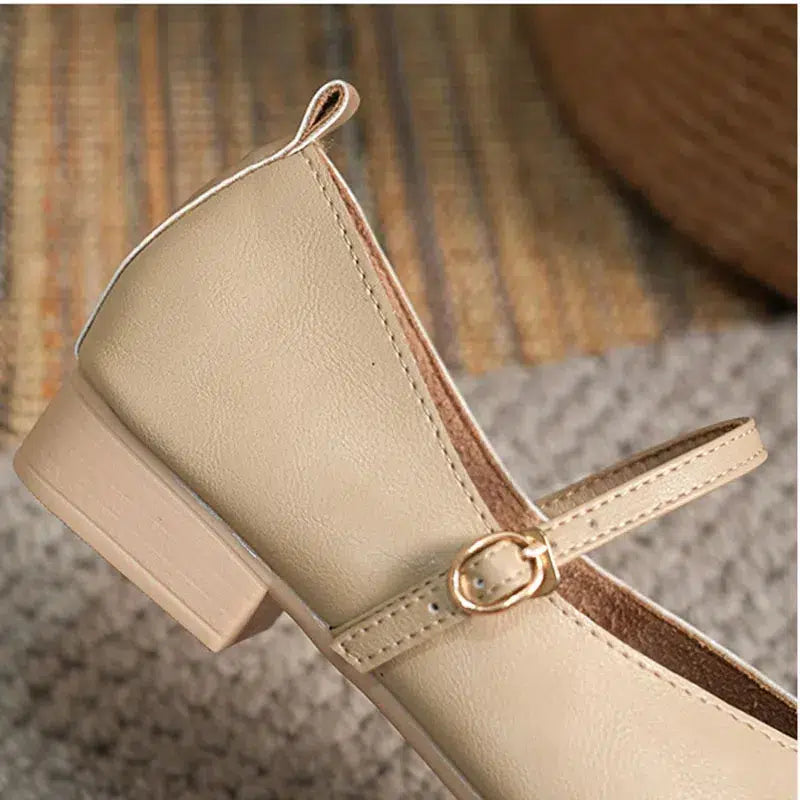 Mary Jane strappy ballerinas Elegant and retro
