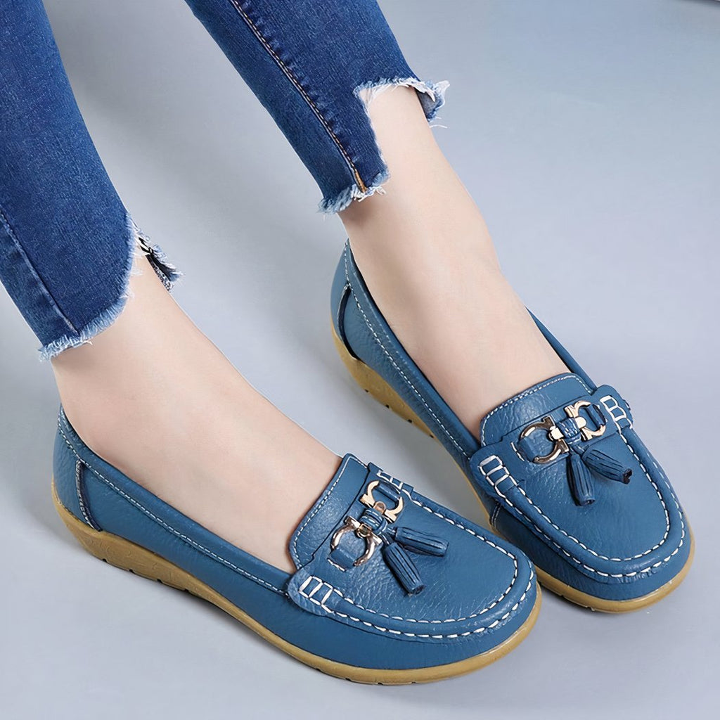 Boat-inspired loafers for women