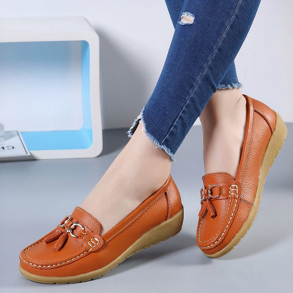 Boat-inspired loafers for women