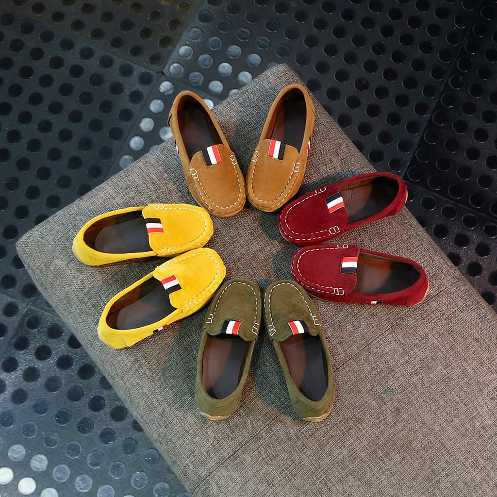 Boys' soft slip-on loafers