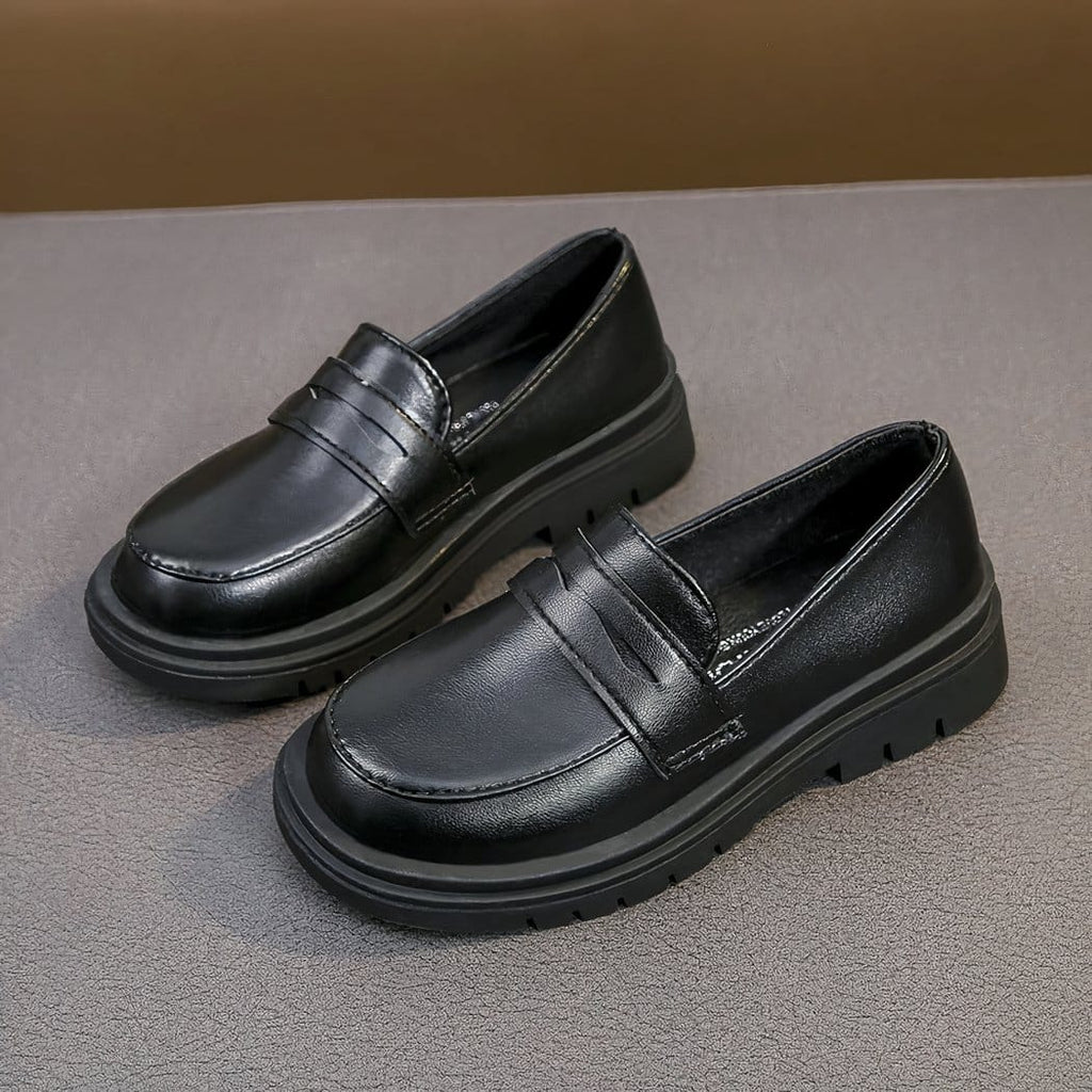 Boys' thick-soled loafers