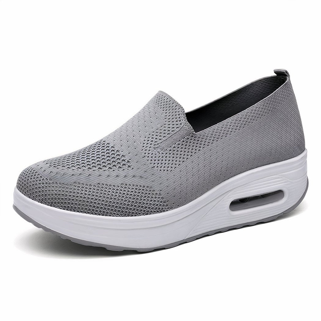 Breathable knit orthopedic loafers for women