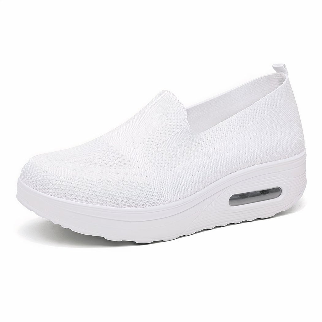 Breathable knit orthopedic loafers for women