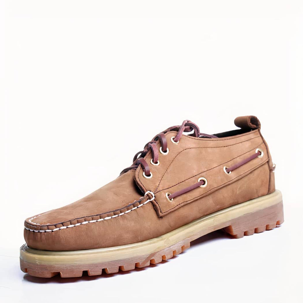 British-style boat loafers for men