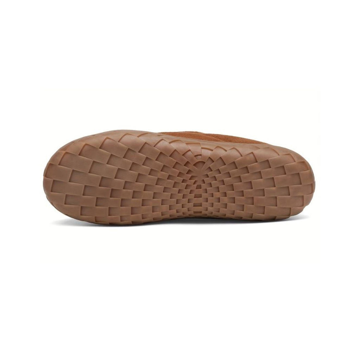 Interior terry lining of the moccasin slipper