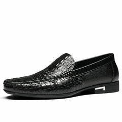 Casual leather shoes for men, Black