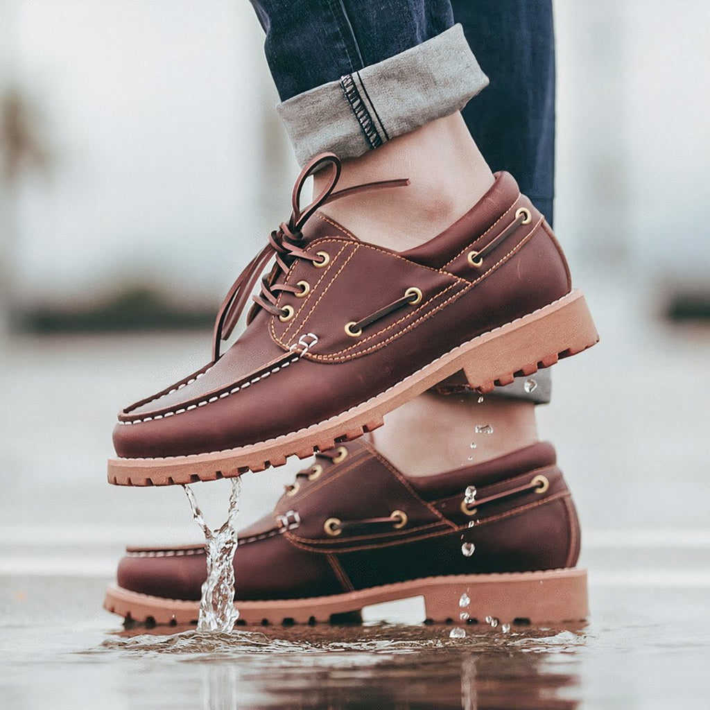 Comfortable boat-style loafers for men