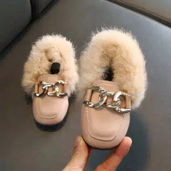Filled loafers for girls, Pink