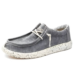 Men's denim loafers, Grey