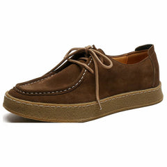 Indian suede moccasins for men, Brown