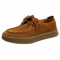 Indian suede moccasins for men, Camel