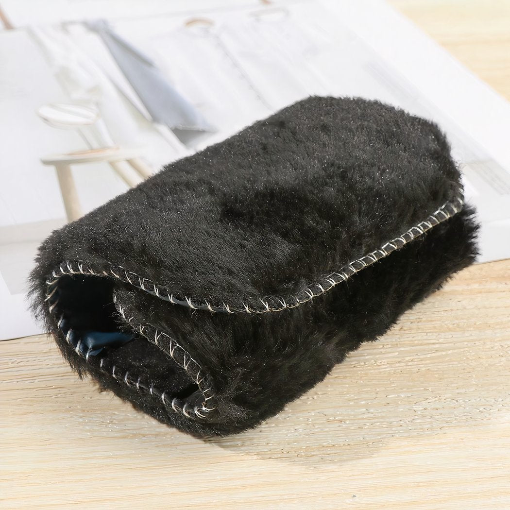 Leather shoe cleaning glove