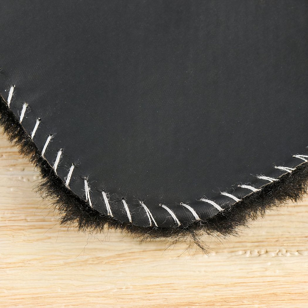 Leather shoe cleaning glove
