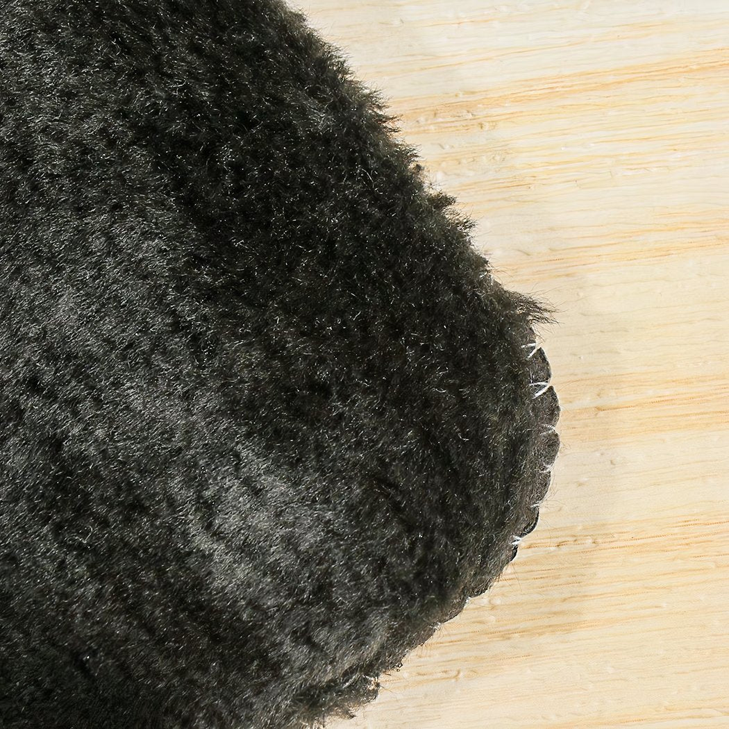 Leather shoe cleaning glove