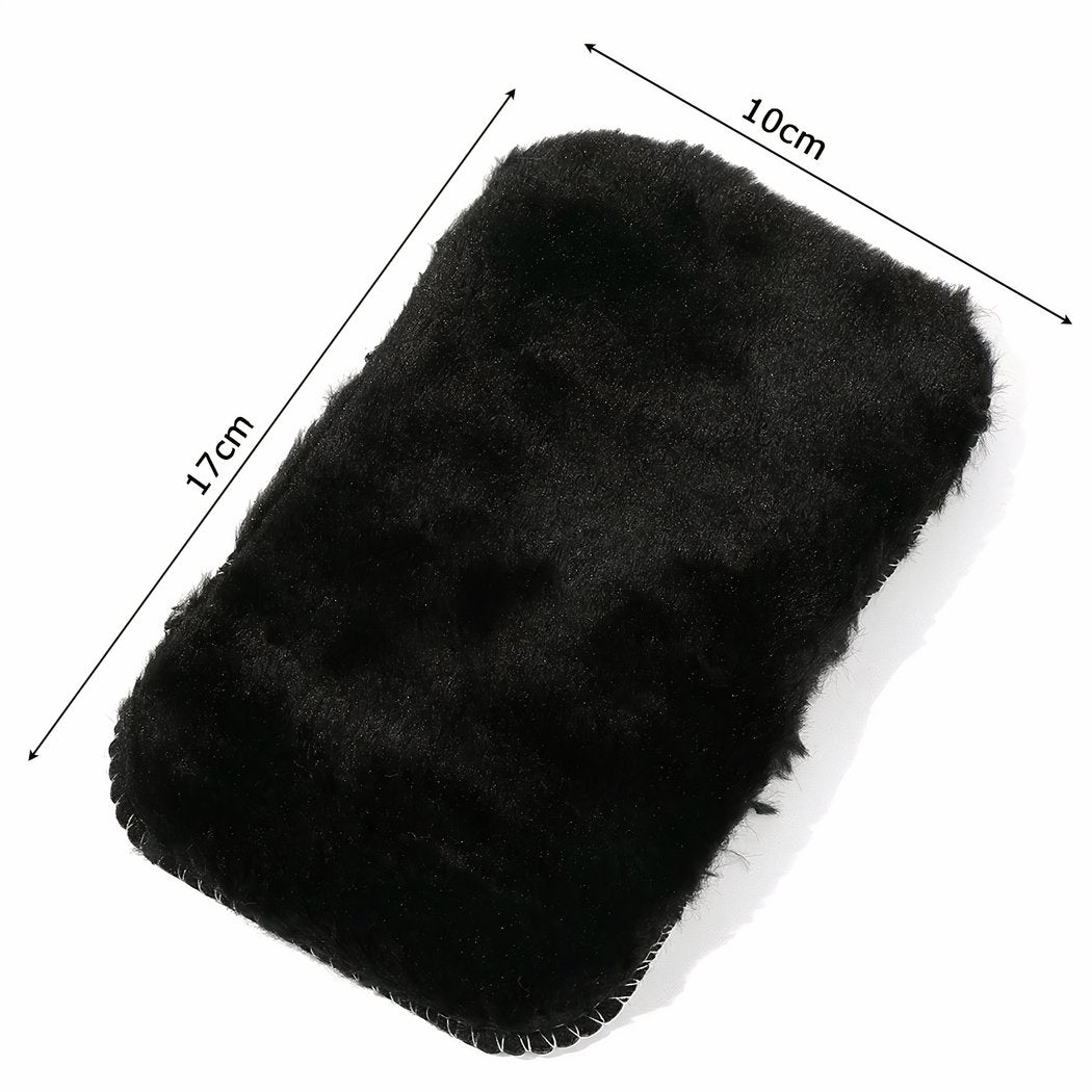 Leather shoe cleaning glove