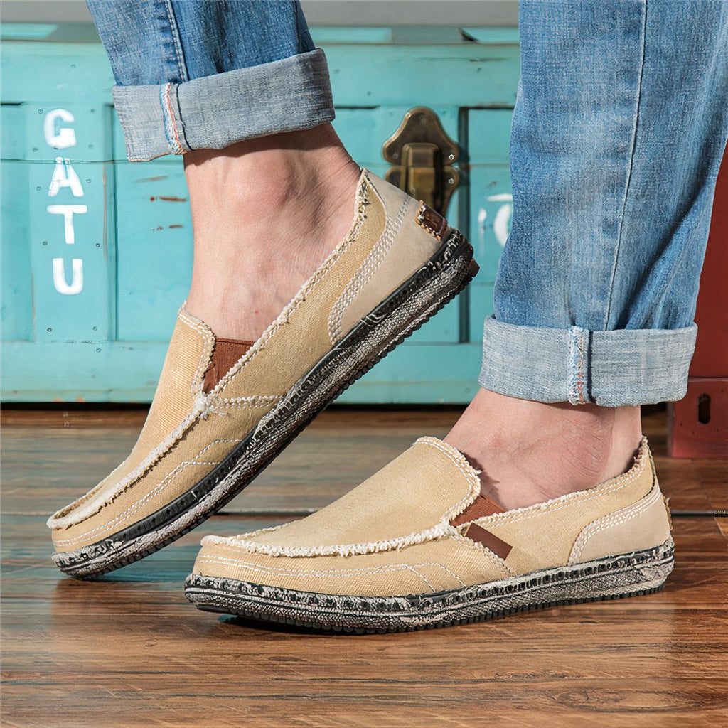 Men's casual denim loafers